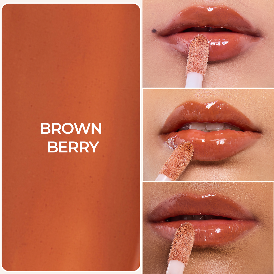 Lip Gelato Tinted Lip Oil - Brown Berry (Brown)
