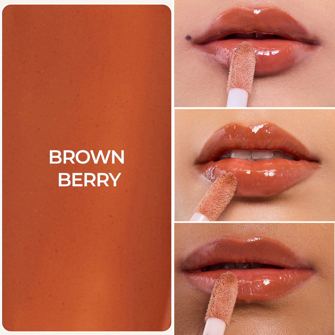 Lip Gelato Tinted Lip Oil - Brown Berry (Brown)