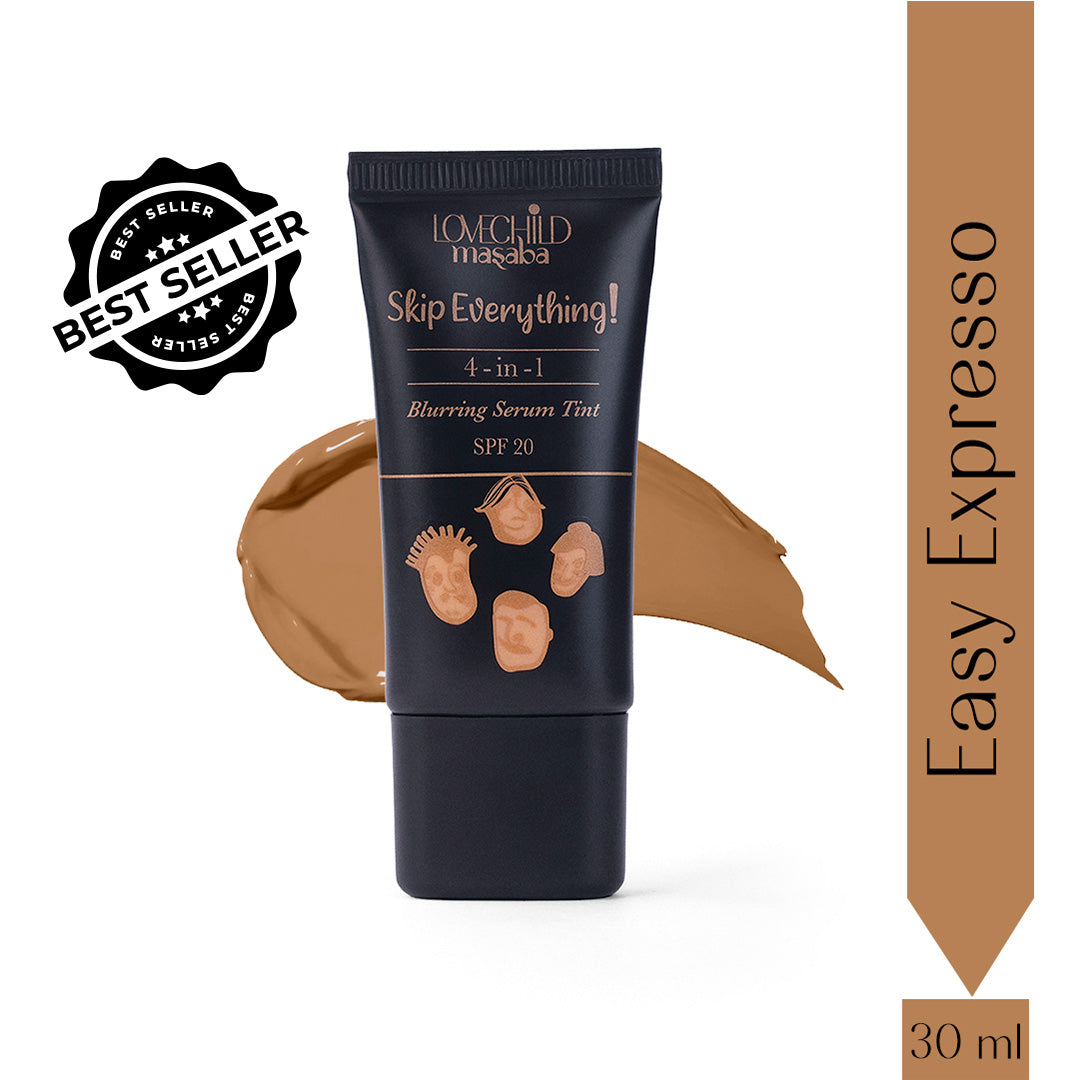 Easy Expresso - Skip Everything Blurring Serum Skin Tint Without Brush 4-in-1 Benefits