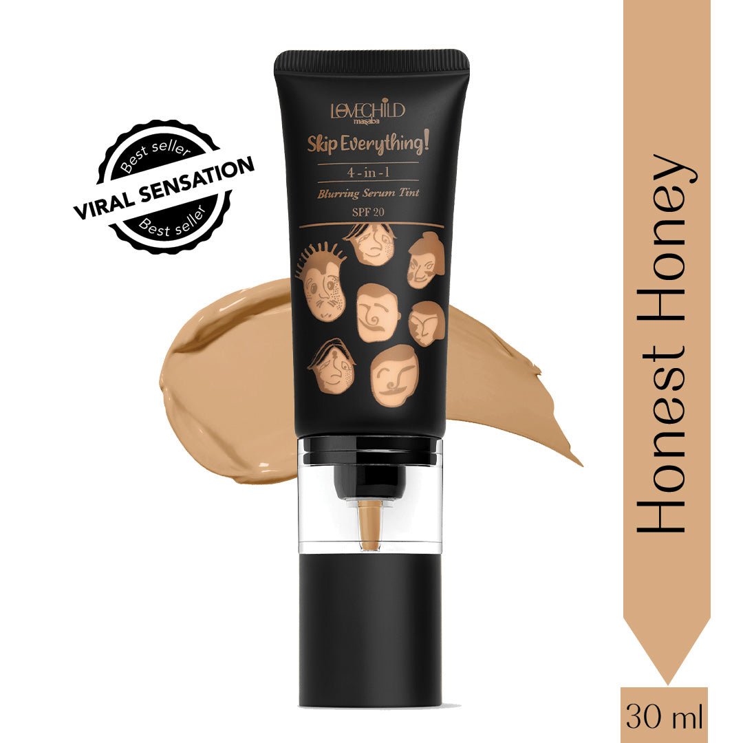 Honest Honey- Skip Everything Blurring Serum Skin Tint  4-in-1 Benefits