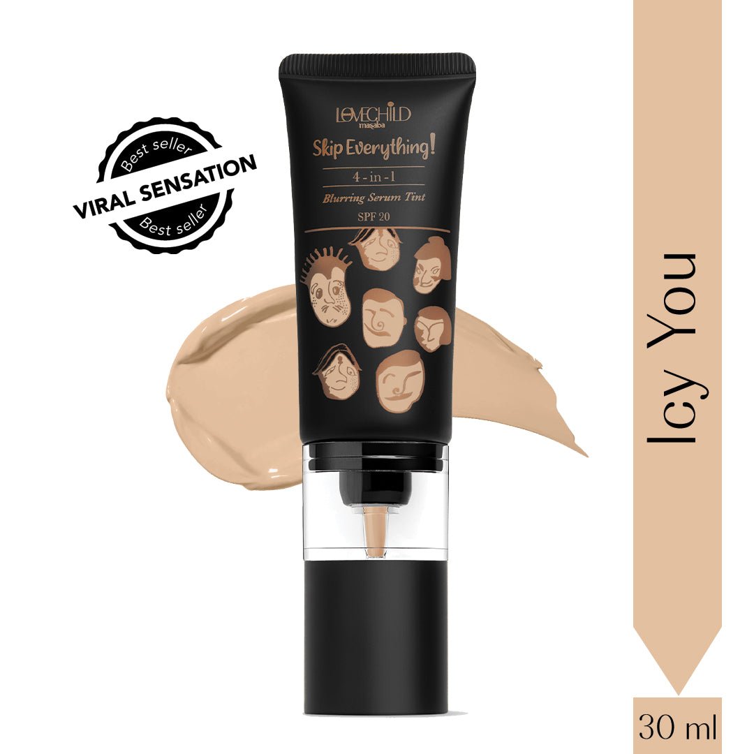 Icy You- Skip Everything Blurring Serum Skin Tint  4-in-1 Benefits