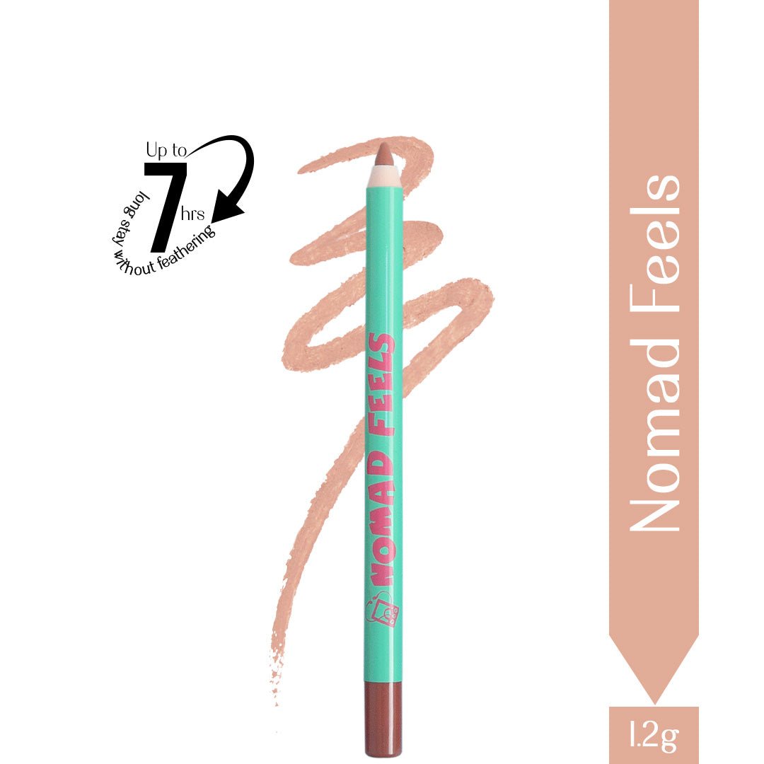 Nomad Feels- Passport Pucker Lip Booster Matte Liner  (Peach Nude) 7 hours without feathering