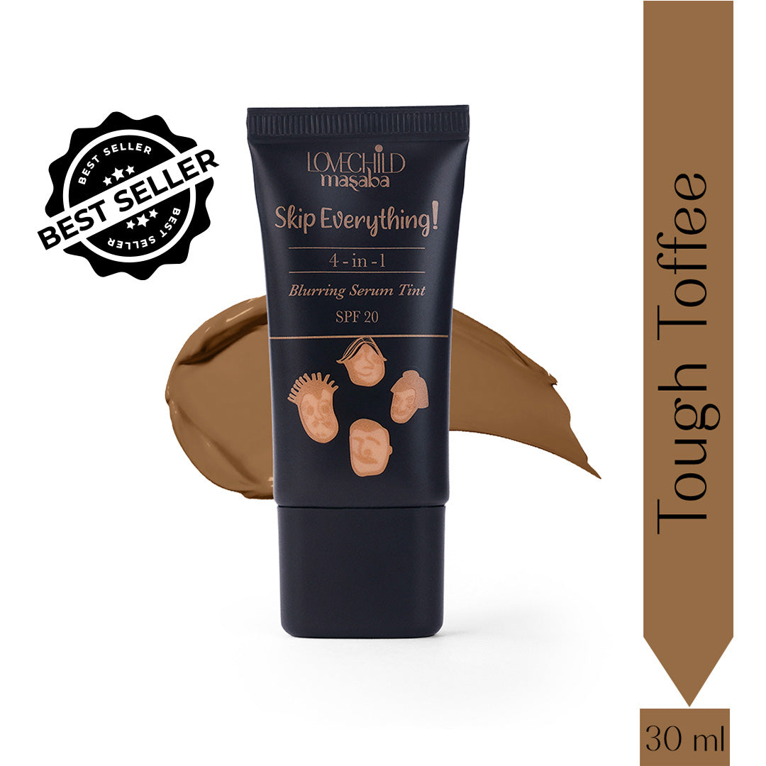 Quirky Queen - Skip Everything Blurring Serum Skin Tint Without Brush 4-in-1 Benefits