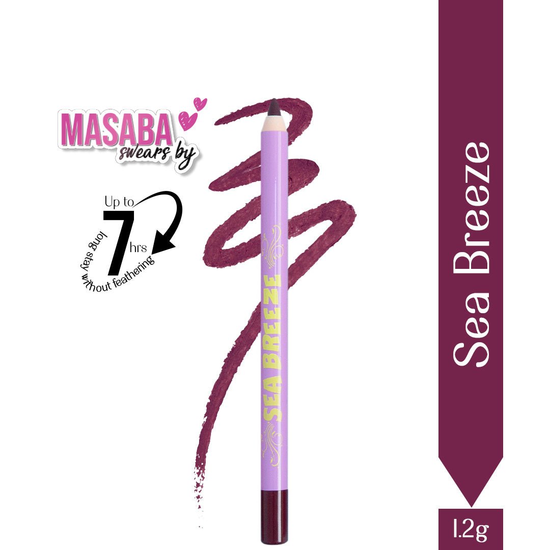 Sea Breeze- Passport Pucker Lip Booster Matte Liner  (Berry) 7 hours without feathering