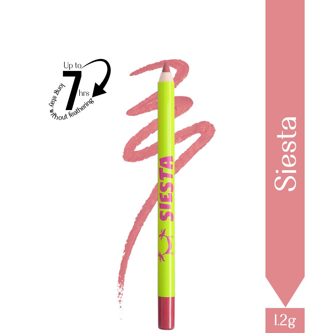 Siesta- Passport Pucker Lip Booster Matte Liner  (Coral) 7 hours without feathering