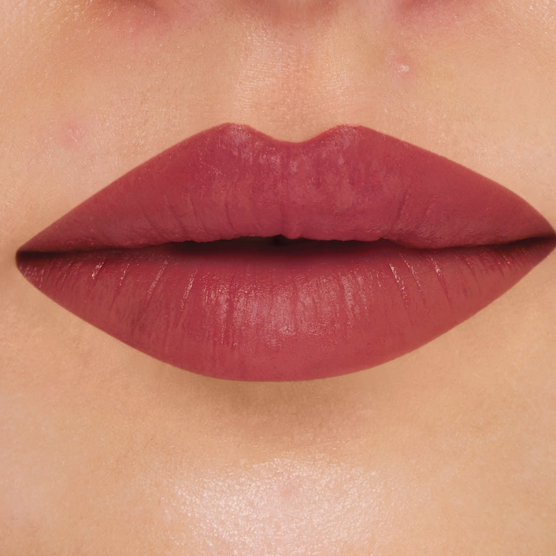 YOLO- Passport Pucker Lip Booster Matte Liner  (Crimson) 7 hours without feathering