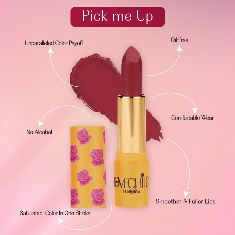 Lovechild Masaba - Rani Core Luxe Matte Lipstick Poppy Pink