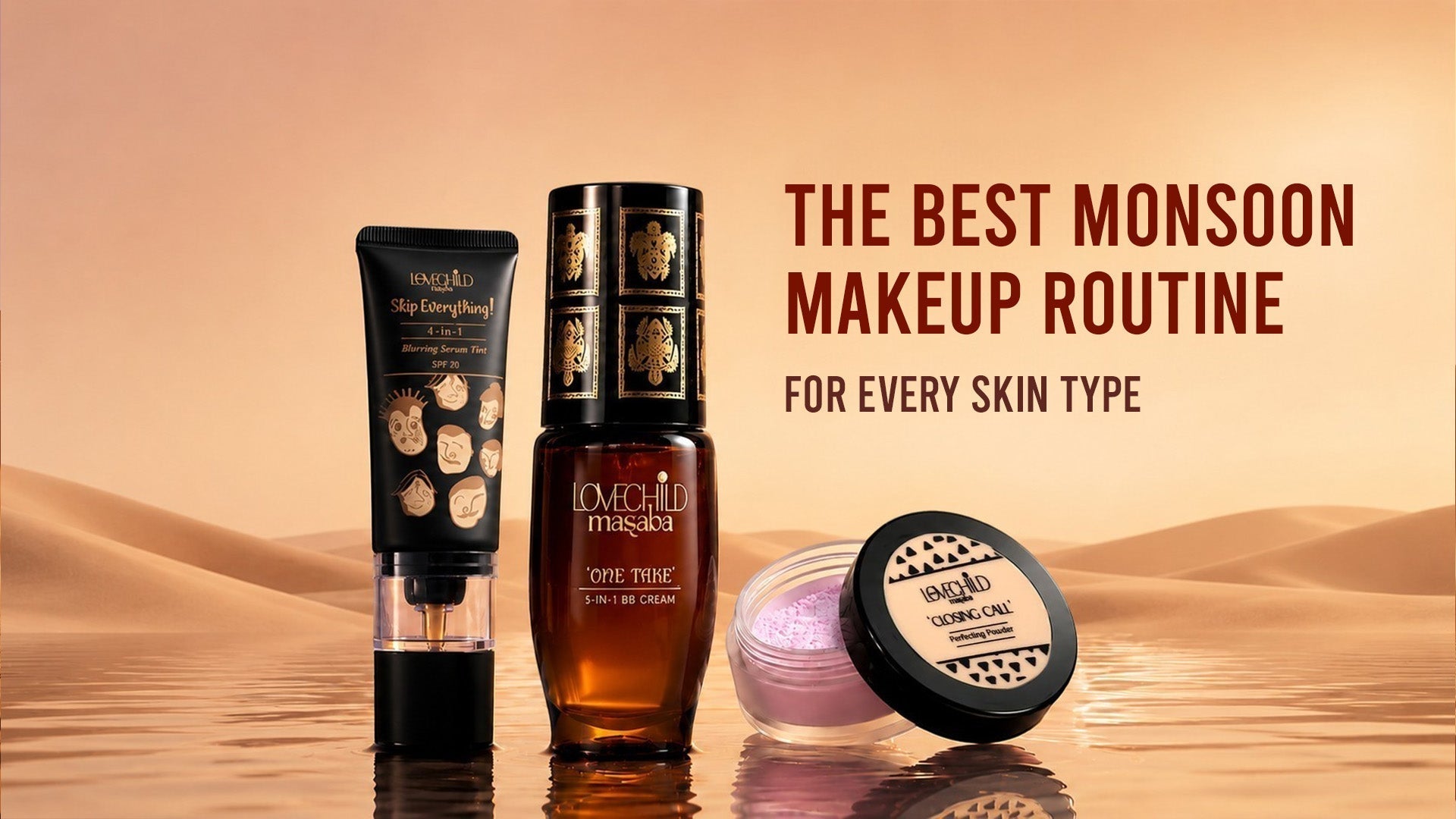 The Best Monsoon Makeup Routine for Every Skin Type