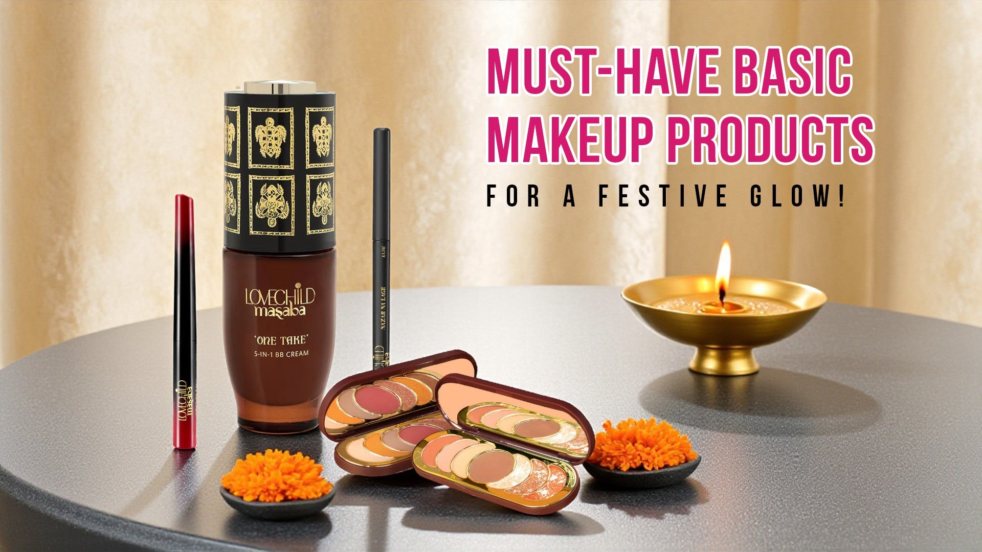 Must-Have Basic Makeup Products for a Festive Glow!