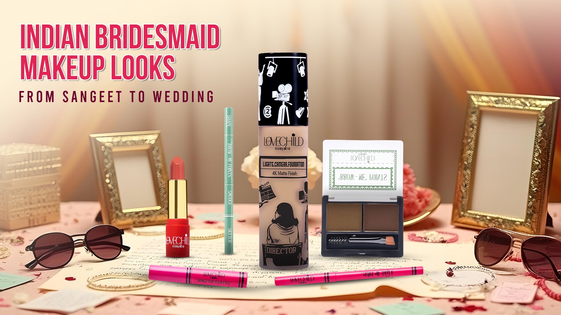 Bridesmaid Makeup Looks From Sangeet To Main Wedding