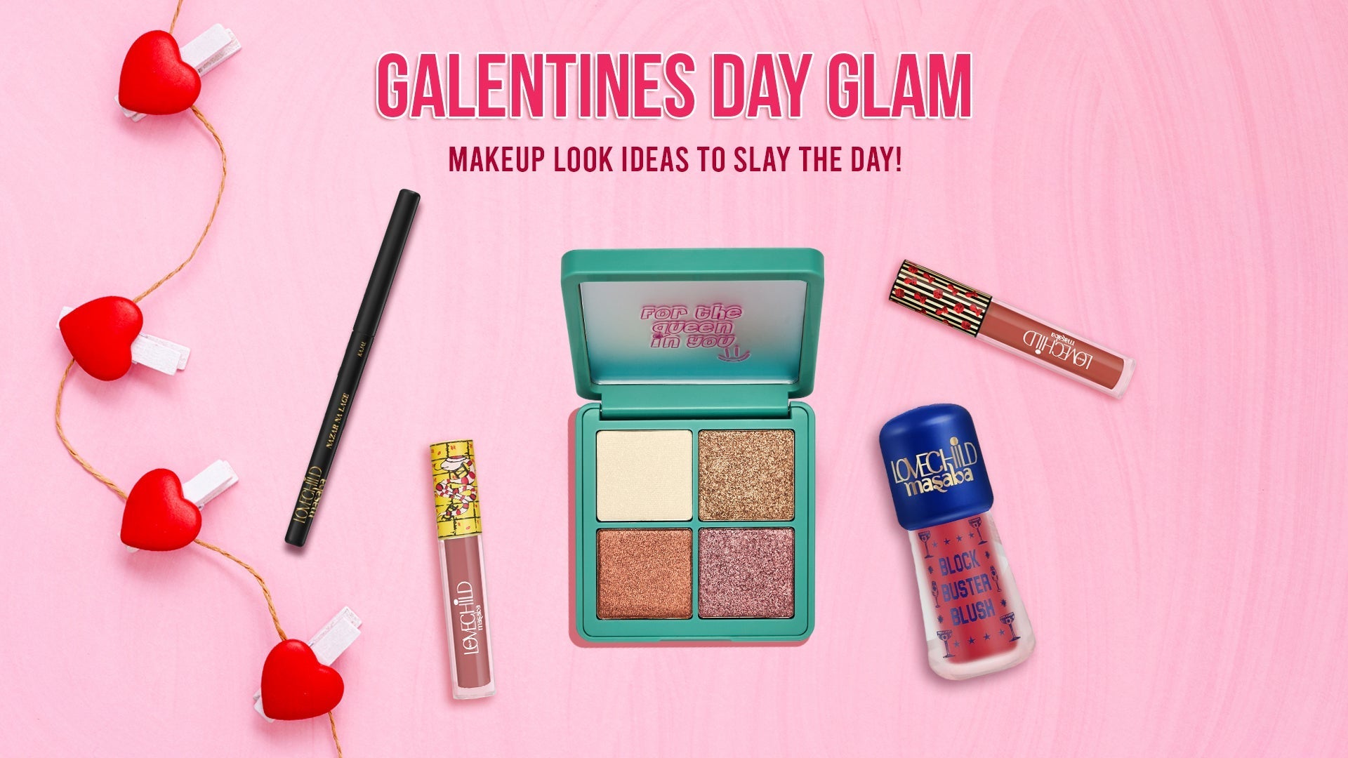 Galentines day makeup