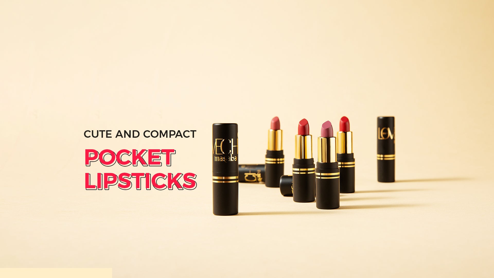 Supercute Customizable Mini Lipsticks: Pocket Lipstick Combos