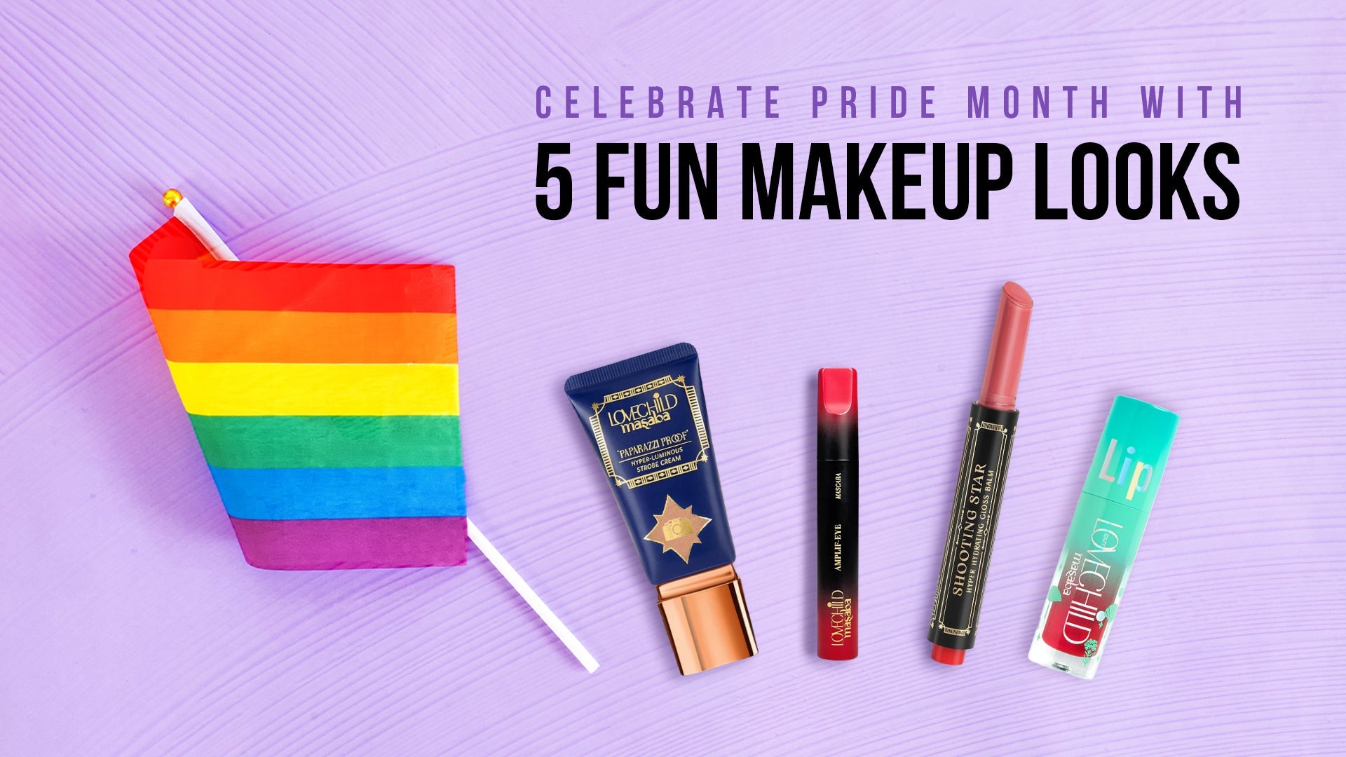 Celebrate Pride Month With 5 Fun Makeup Looks!