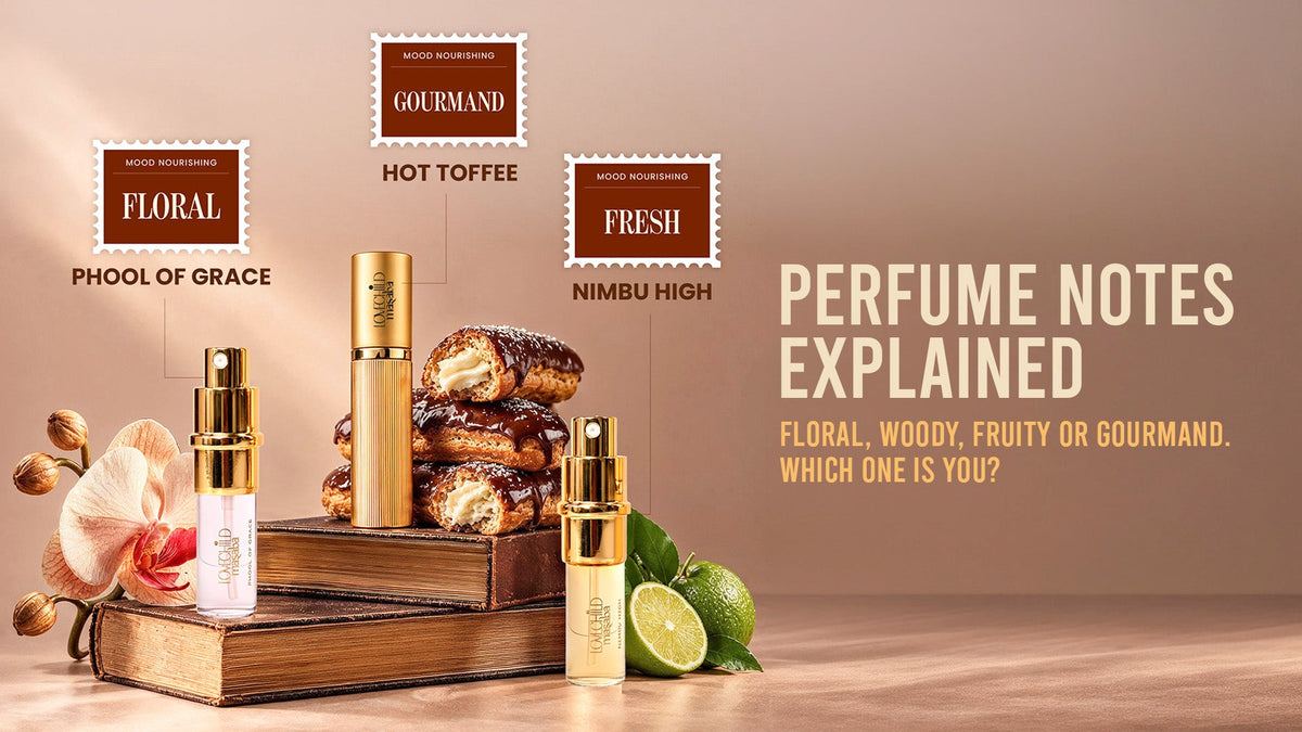 Perfume Notes Explained: Floral, Woody, Fruity or Gourmand. Which One Is You?