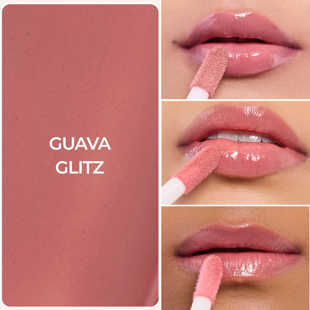 Lip Gelato Tinted Lip Oil - Guava Glitz (Nude)