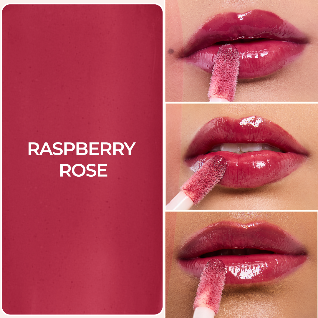 Lip Gelato Tinted Lip Oil - Raspberry Rose (Pink)