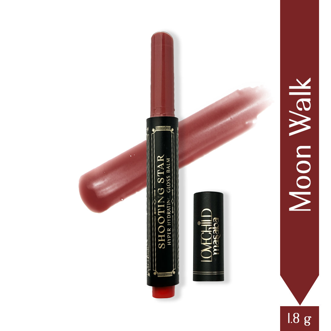 Moon Walk- Shooting Star Hyper Hydrating Gloss Balm (Pink Nude) 3-IN-1 Benefits