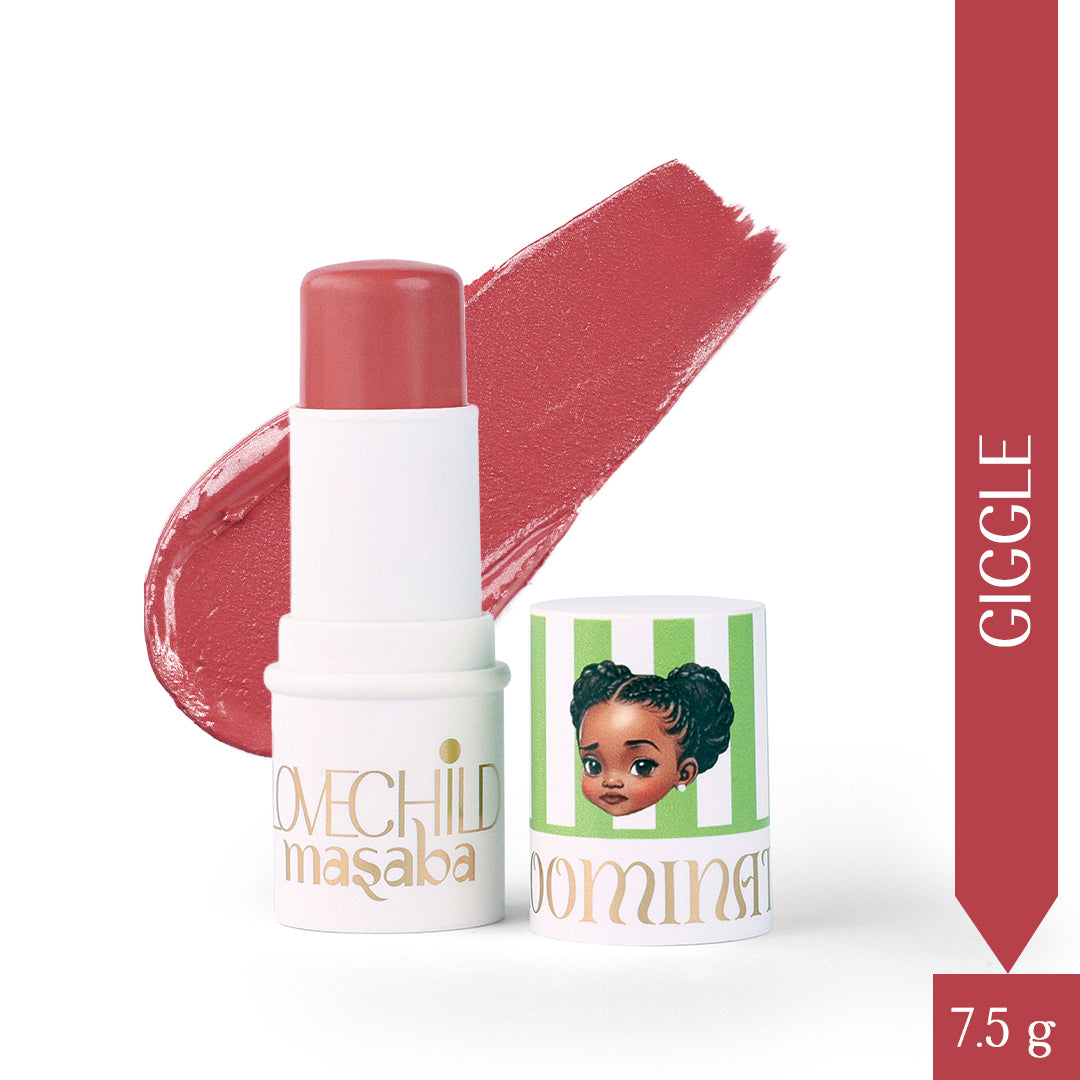 Giggle - Mini Masaba Bloominator Makeup Stick (Light Pink) Buildable, Lumi-Matte Glow