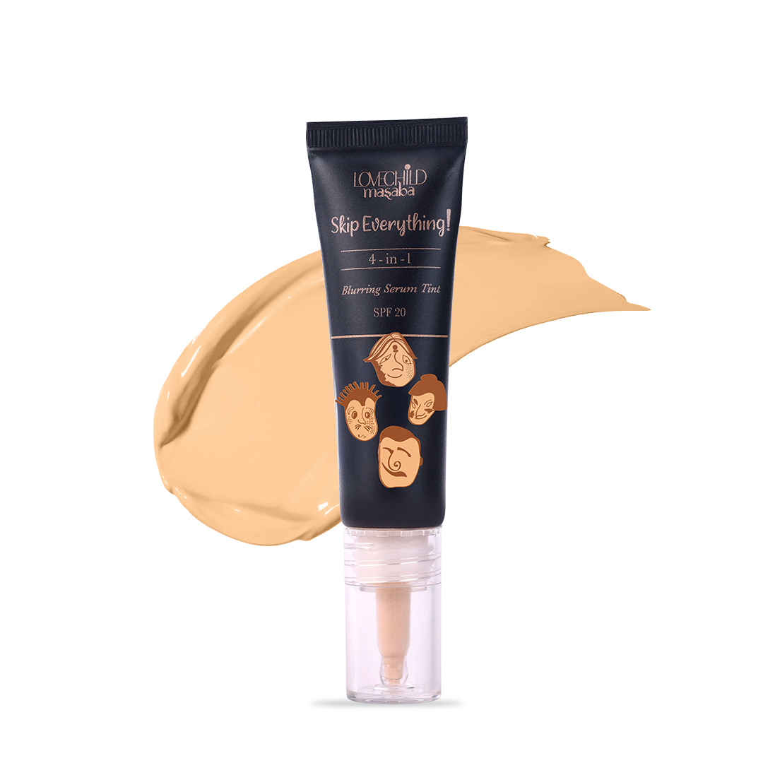 Skip Everything Blurring Pocket Serum Skin Tint (10ml)  4-in-1 Benefits - Moody Mama  (Light)