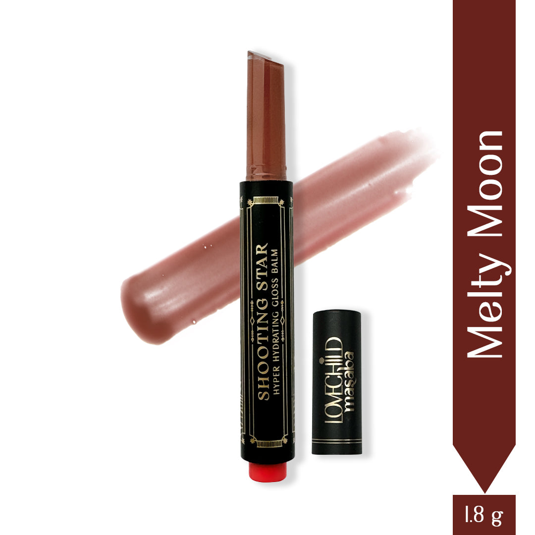 Melty Moon- Shooting Star Hyper Hydrating Gloss Balm (Caramel Brown) 3-IN-1 Benefits