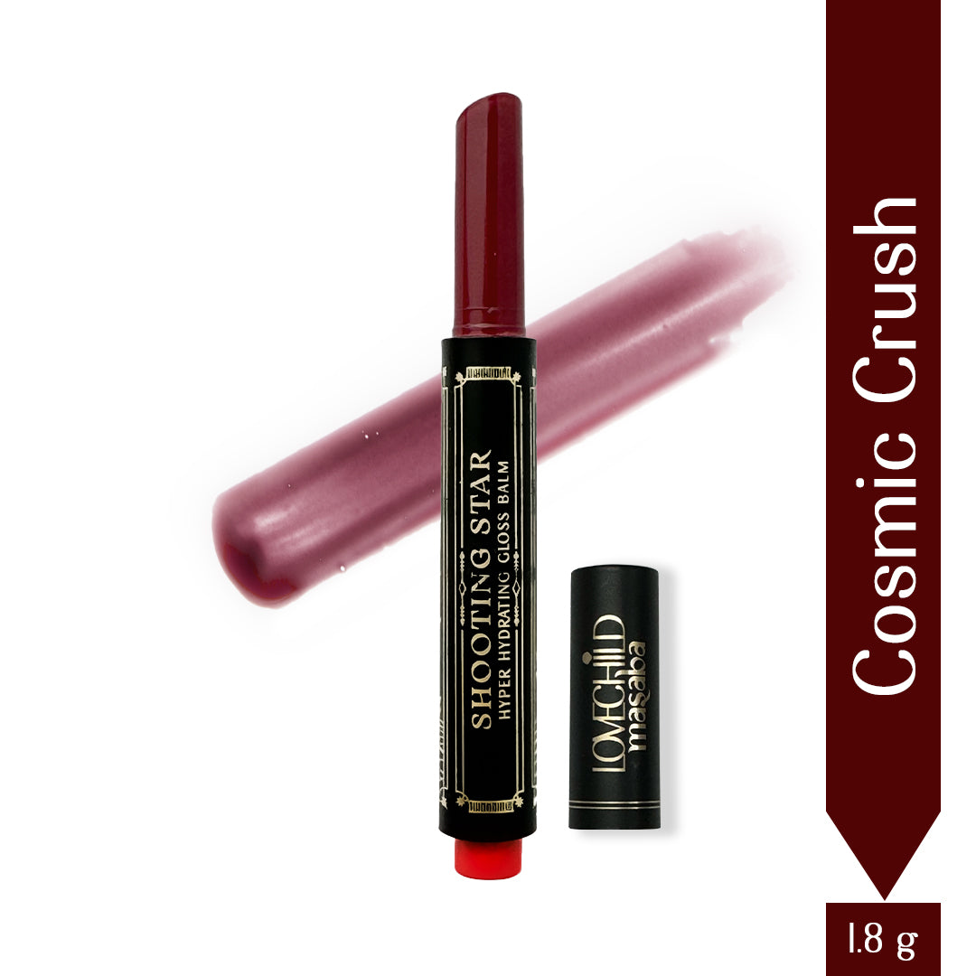 Cosmic Crush- Shooting Star Hyper Hydrating Gloss Balm (Berry Pink) 3-IN-1 Benefits