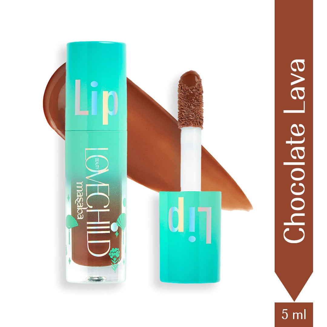 Chocolate Lava - Lip Gelato Tinted Lip Oil  (Deep Brown) Ultra-luminous Finish