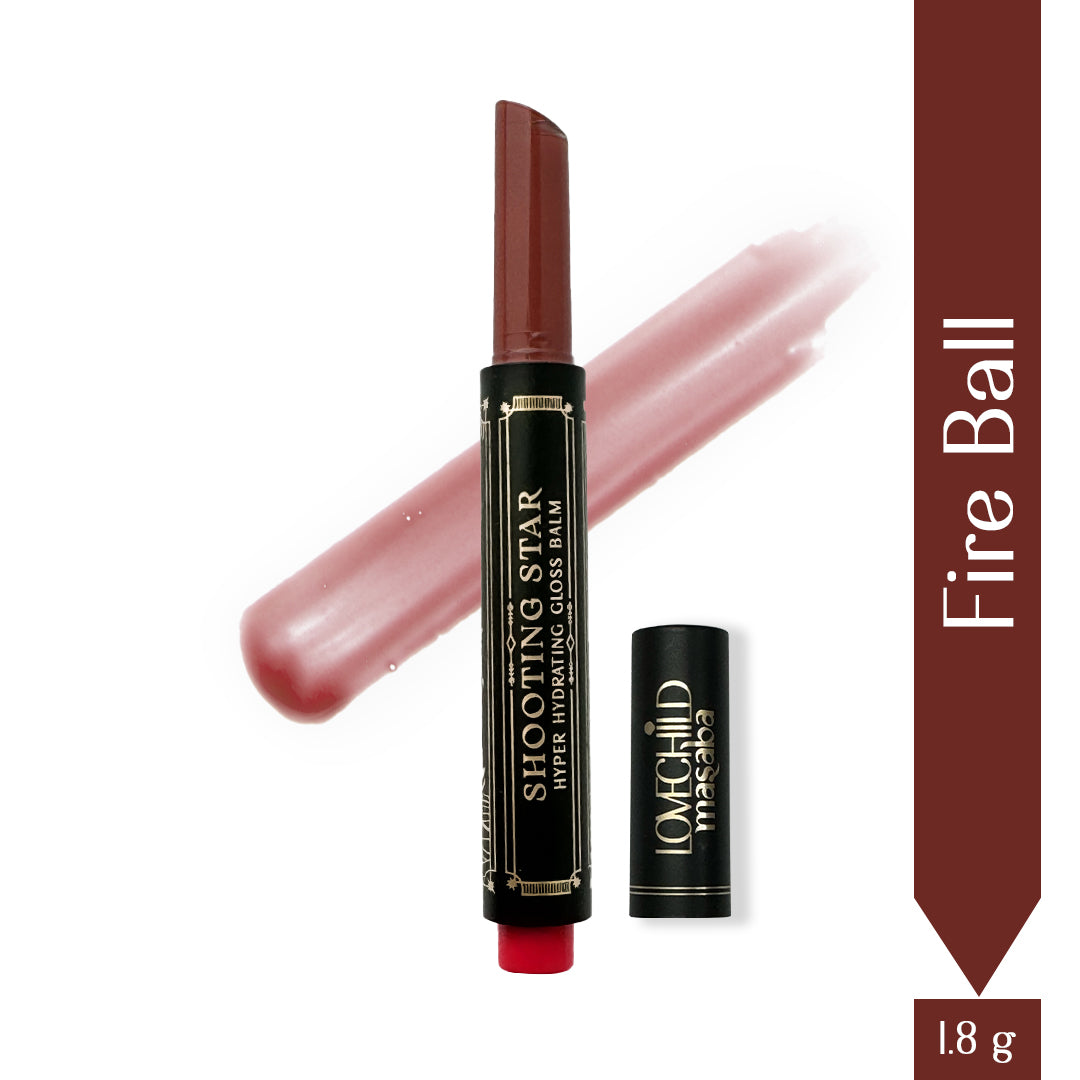 Fireball- Shooting Star Hyper Hydrating Gloss Balm (Reddish Brown) 3-IN-1 Benefits