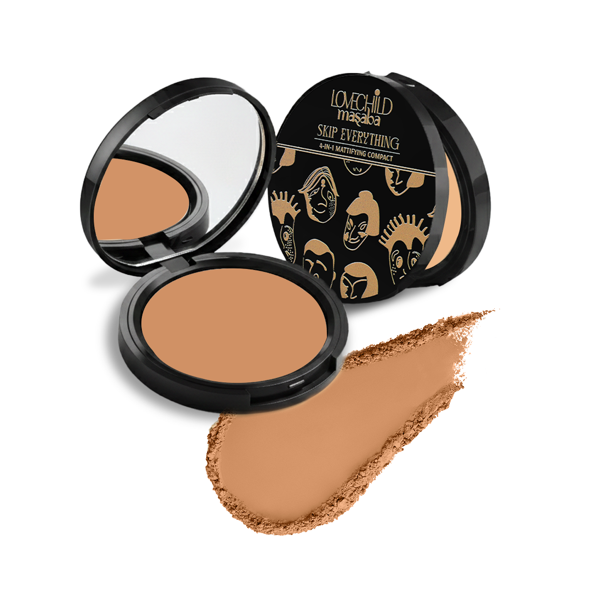 Skip Everything Mattifying Compact 4-IN-1 Benefits - Easy Expresso (Deep)