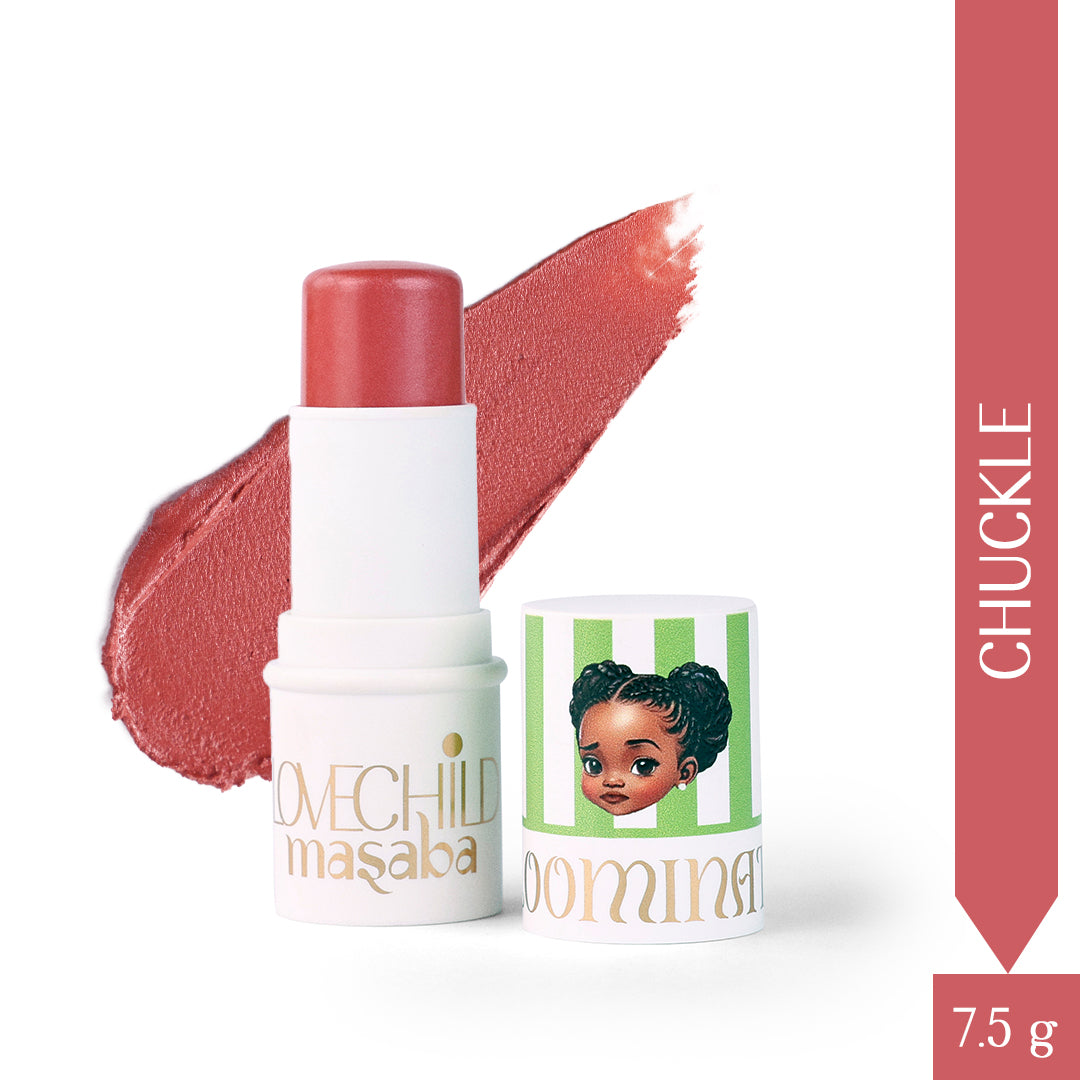 Chuckle - Mini Masaba Bloominator Makeup Stick (Deep Pink) Buildable, Lumi-Matte Glow