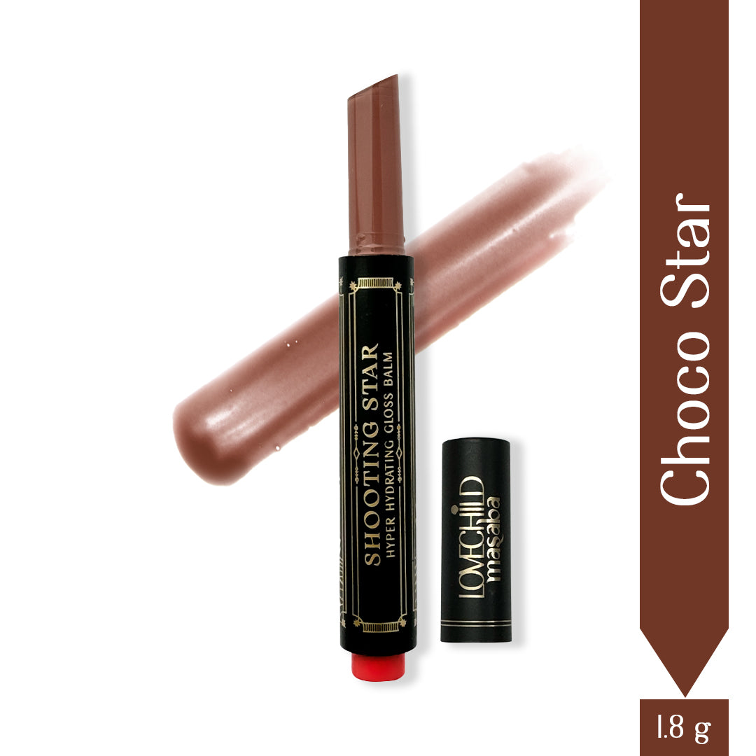 Choco Star- Shooting Star Hyper Hydrating Gloss Balm (Nude Brown) 3-IN-1 Benefits