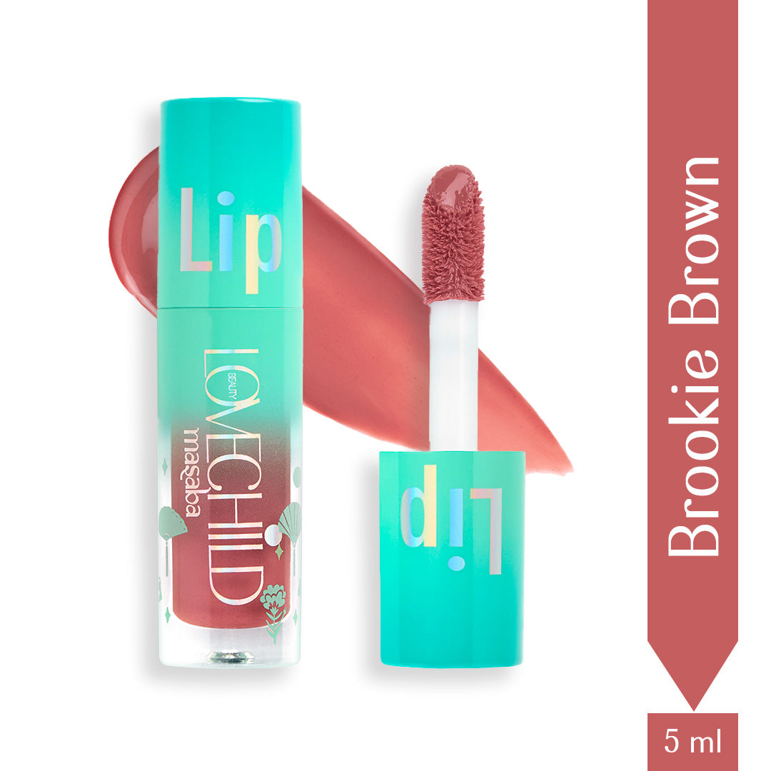 Brookie Brown - Lip Gelato Tinted Lip Oil  (Brownish Pink) Ultra-luminous Finish