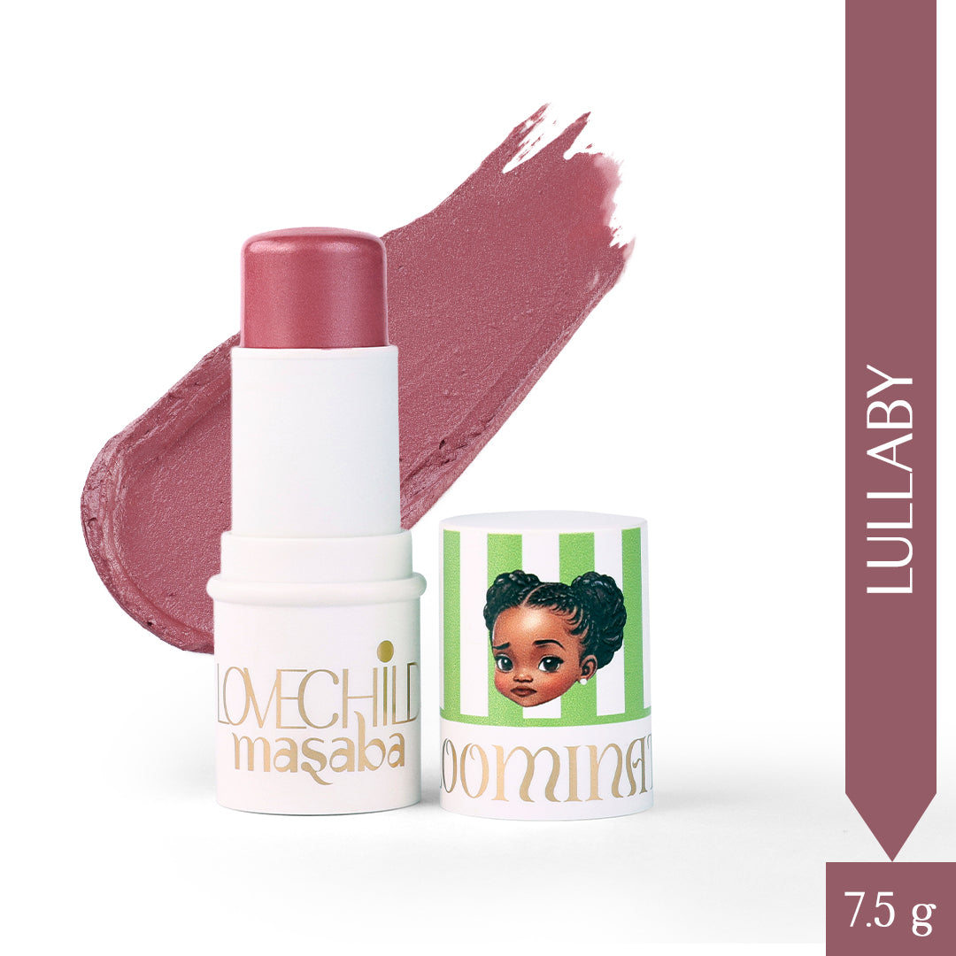 Lullaby - Mini Masaba Bloominator Makeup Stick (Mauve) Buildable, Lumi-Matte Glow