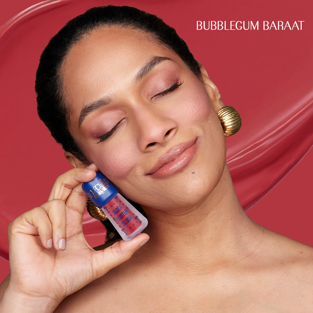 Bubblegum Baraat- Block Buster Blush (Light Pink) Dewy Matte Finish