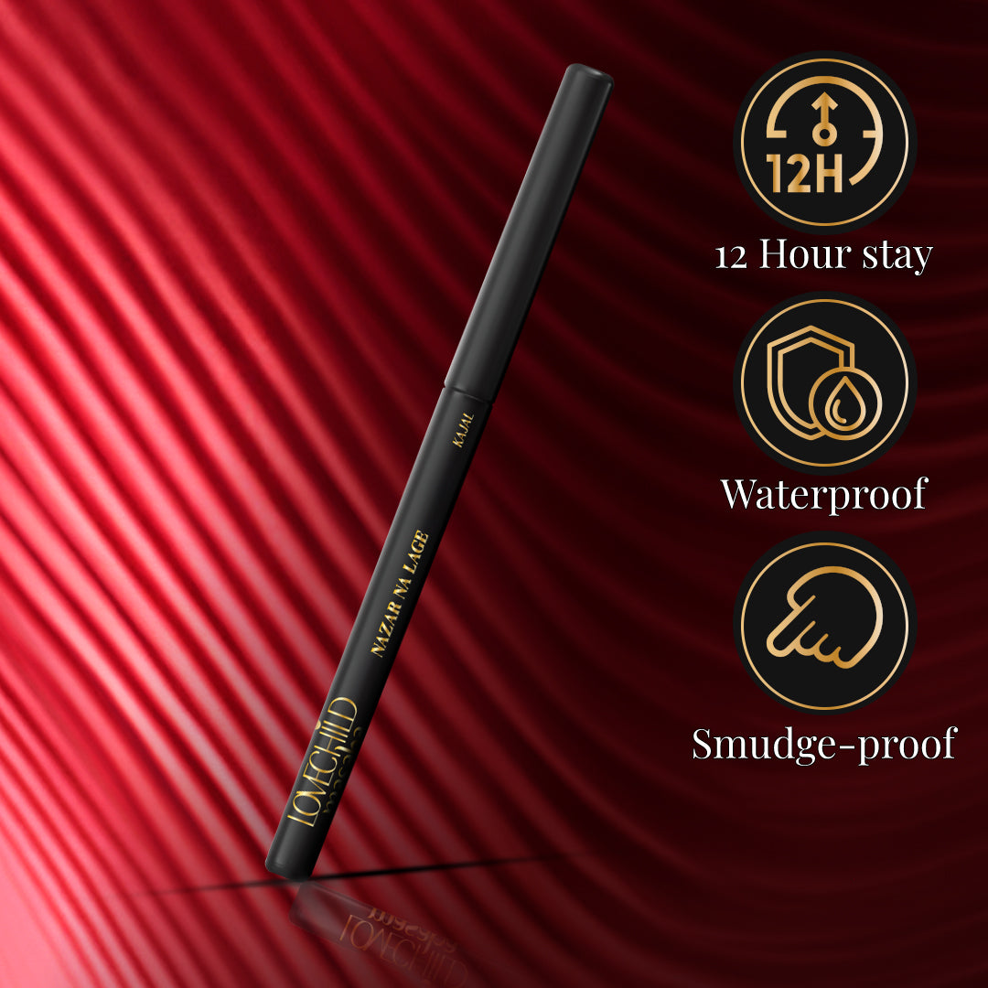 Nazar Na Lage Smooth - Talking Kajal ( Coal Black) Water-proof & Smudge-proof
