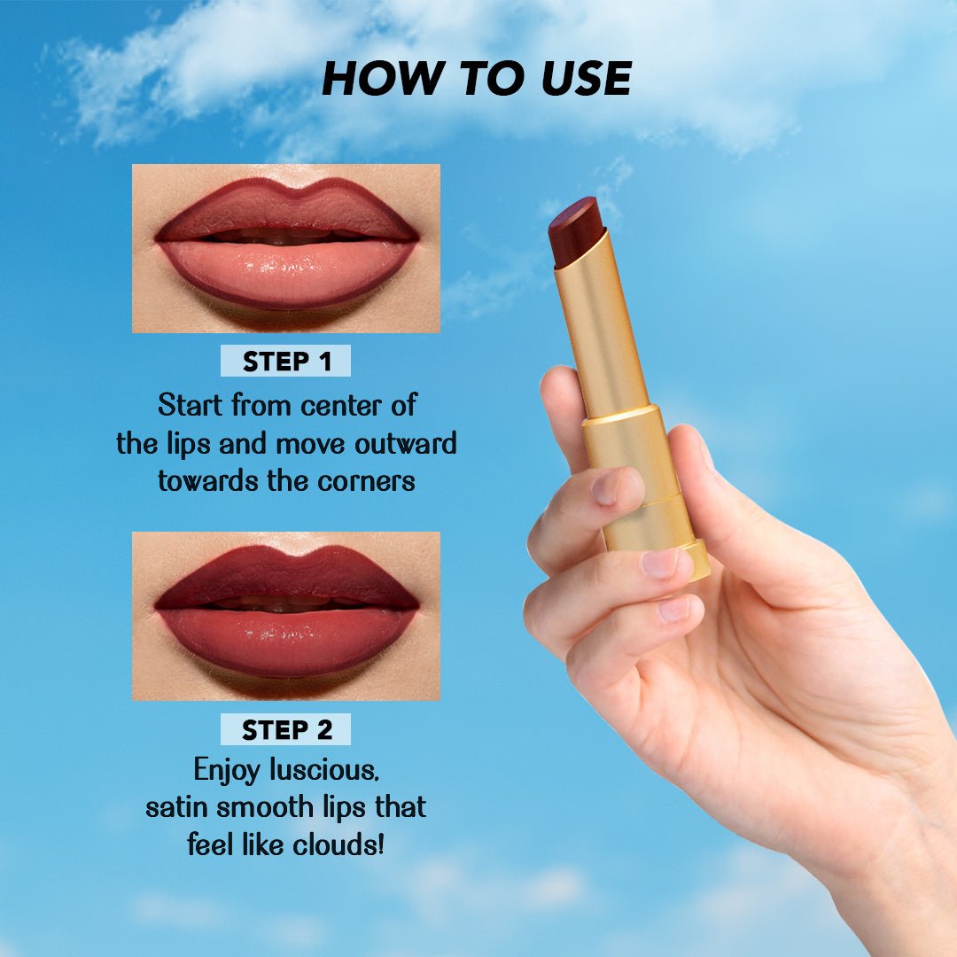 Cloud Crush Lush Creme Lipstick - Sky Sizzle (Red) – LoveChild