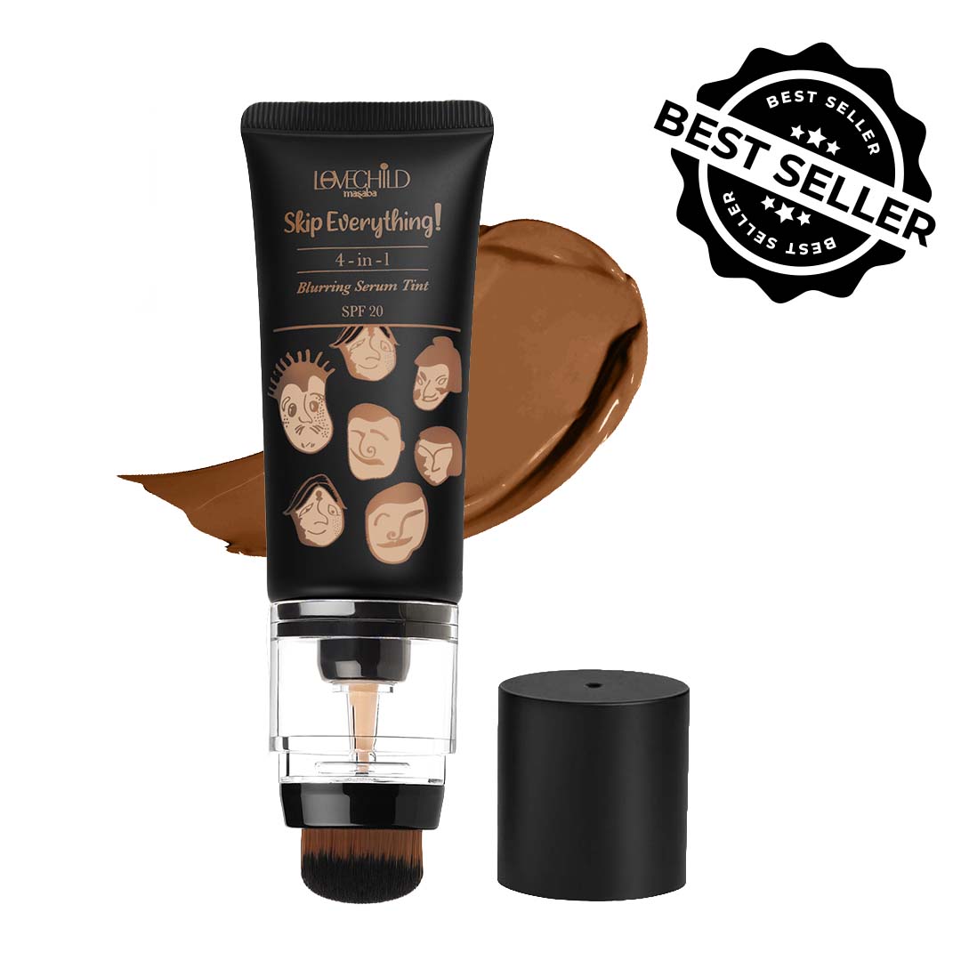 Skip Everything Blurring Serum Skin Tint 4-in-1 Benefits -Tough Toffee (Deep)