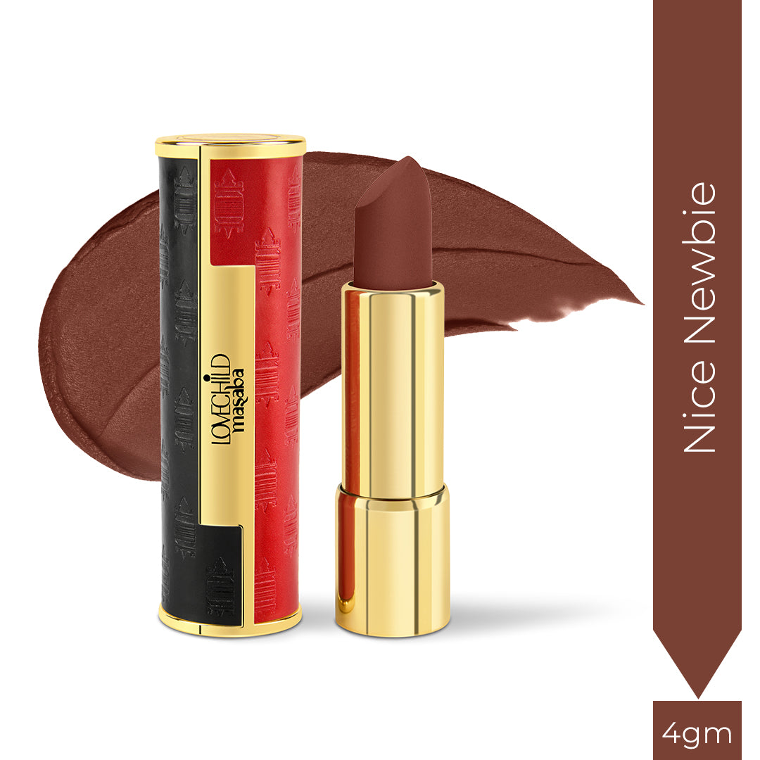 The Boss Statement Matte Lipstick - Nice Newbie (Reddish Brown