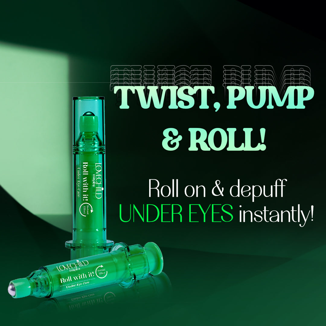 Under Eye Care- Roll with it!  Instant Depuffing Effect