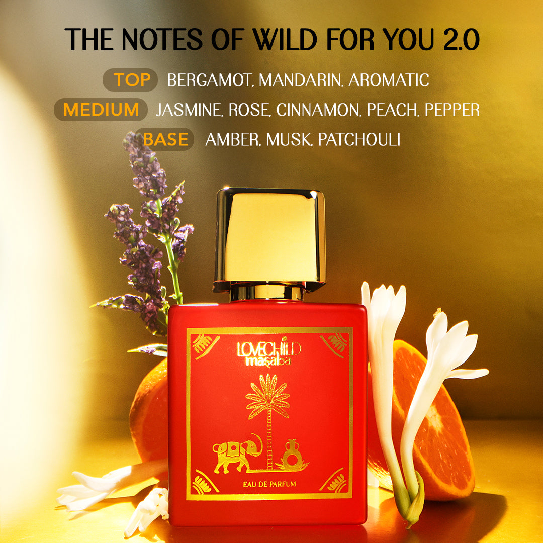 Wild For You 2.0- Eau De Parfum  (Citrus) Long-lasting Pocket Fragrance