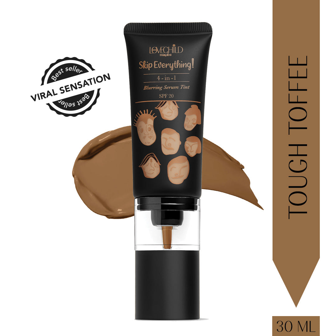 Tough Toffee- Skip Everything Blurring Serum Skin Tint  4-in-1 Benefits