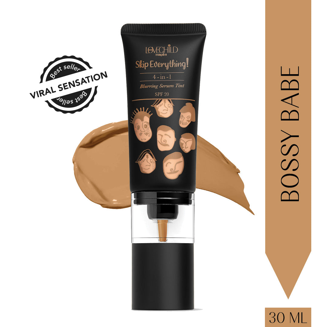 Bossy Babe- Skip Everything Blurring Serum Skin Tint  4-in-1 Benefits