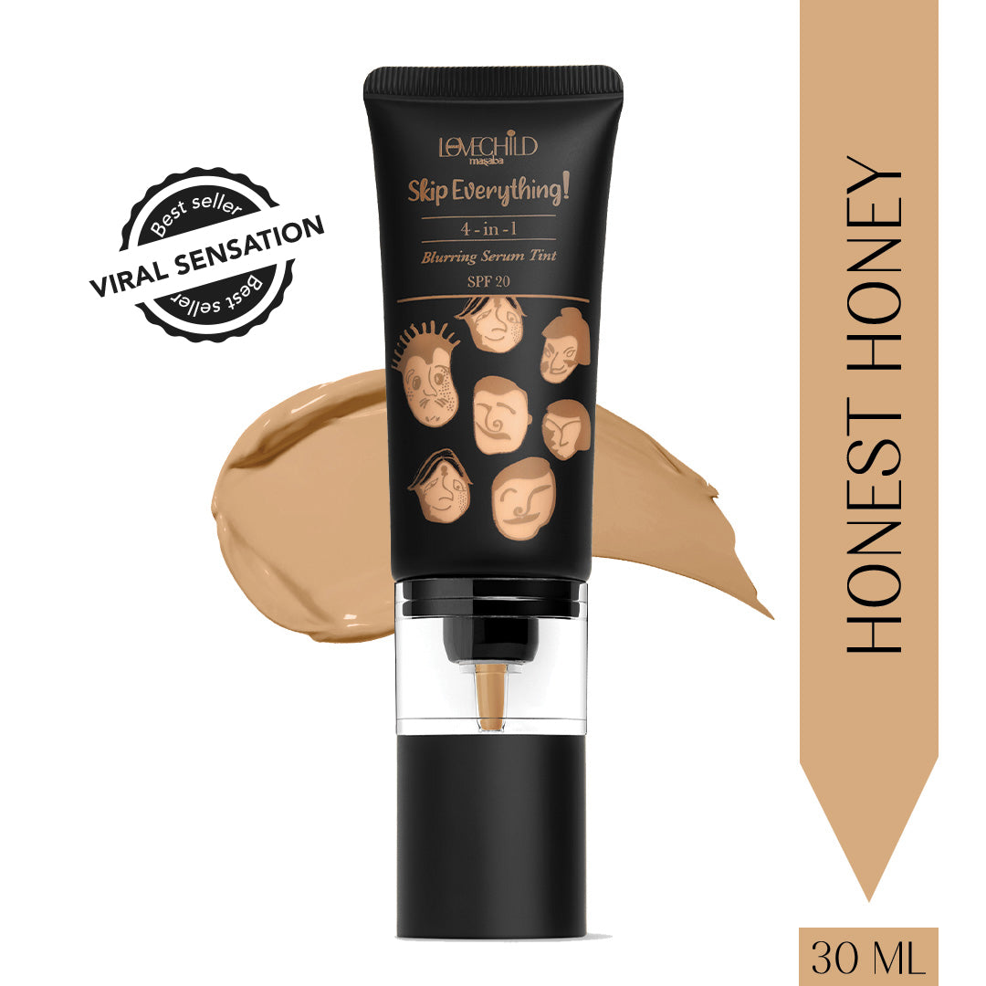 Honest Honey- Skip Everything Blurring Serum Skin Tint  4-in-1 Benefits