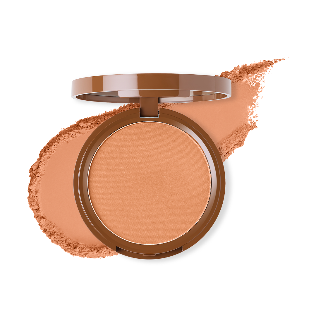 Stardust Mattifying Bronzing Powder- Barely There (Reddish Brown) Soft-focus Effect & Buildable Coverage