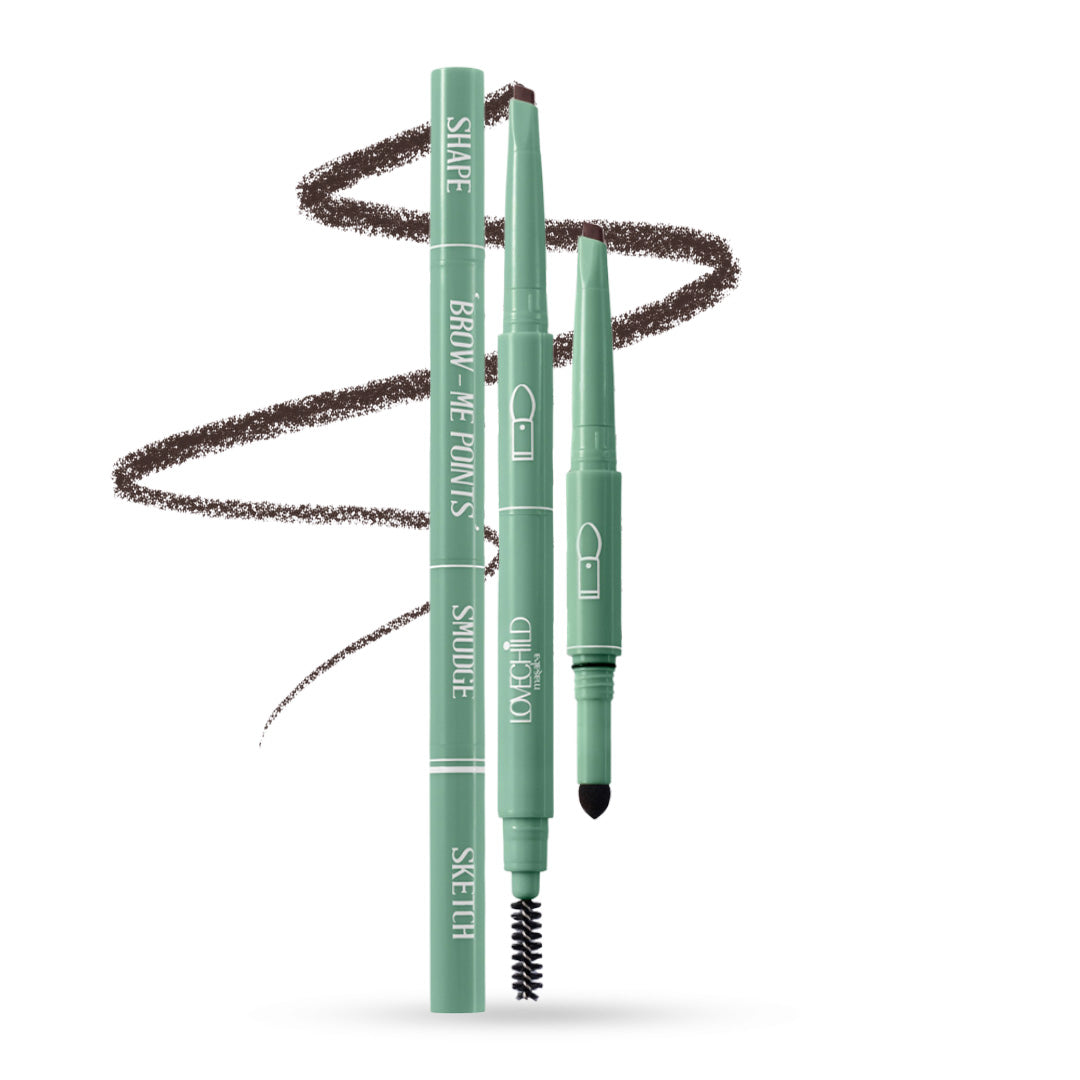 Chai-latte- Brow Me Points - Brow Pencil  (Greyish Brown) Transfer & Smudge-proof