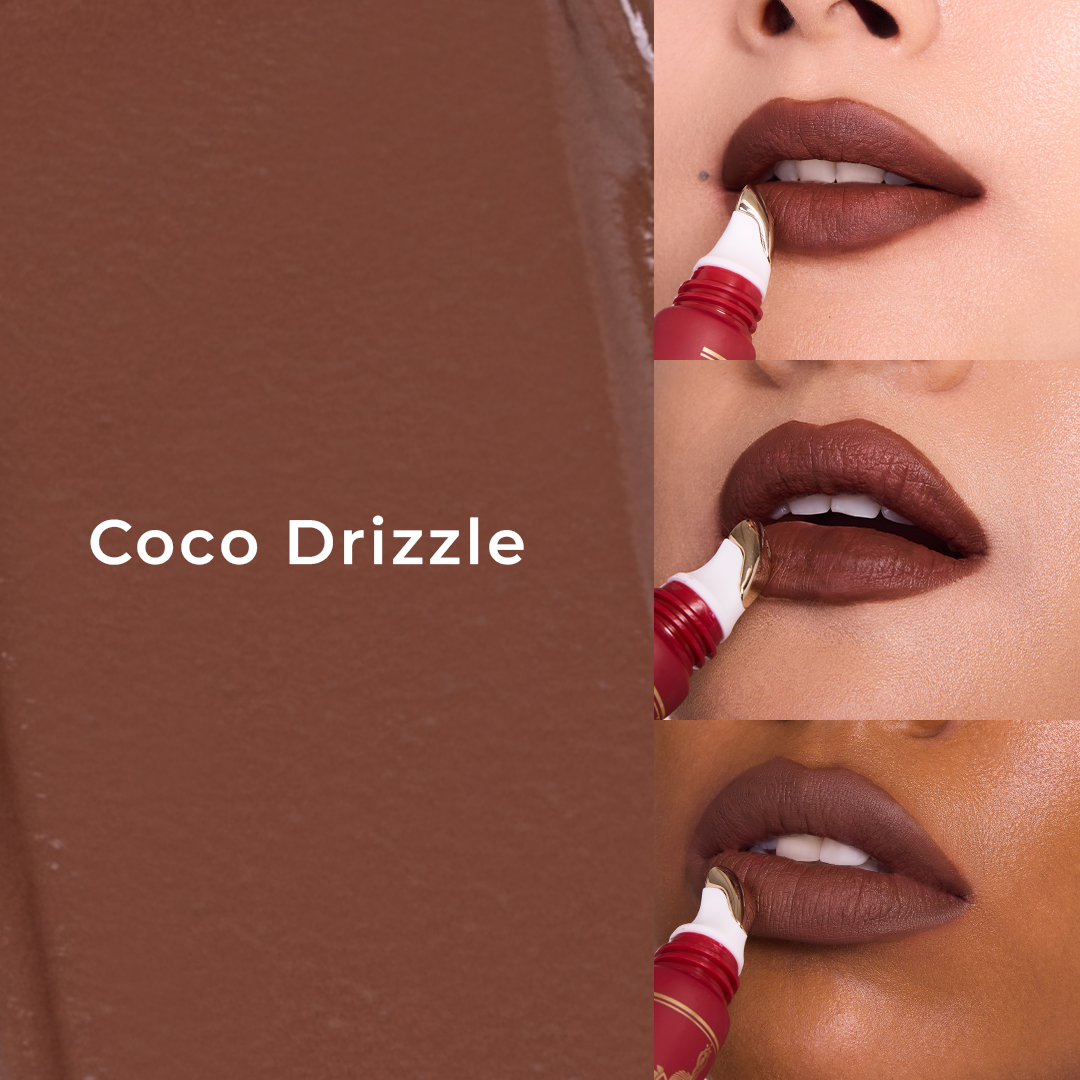 Air Gasm Blurring Lip Tint - Coco Drizzle (Caramel Brown) Ultra-blurring Effect and Airbrushed Feel