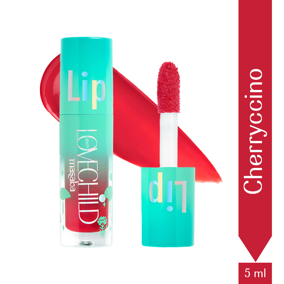 Cherryccino- Lip Gelato Tinted Lip Oil  (Red) Ultra-luminous Finish