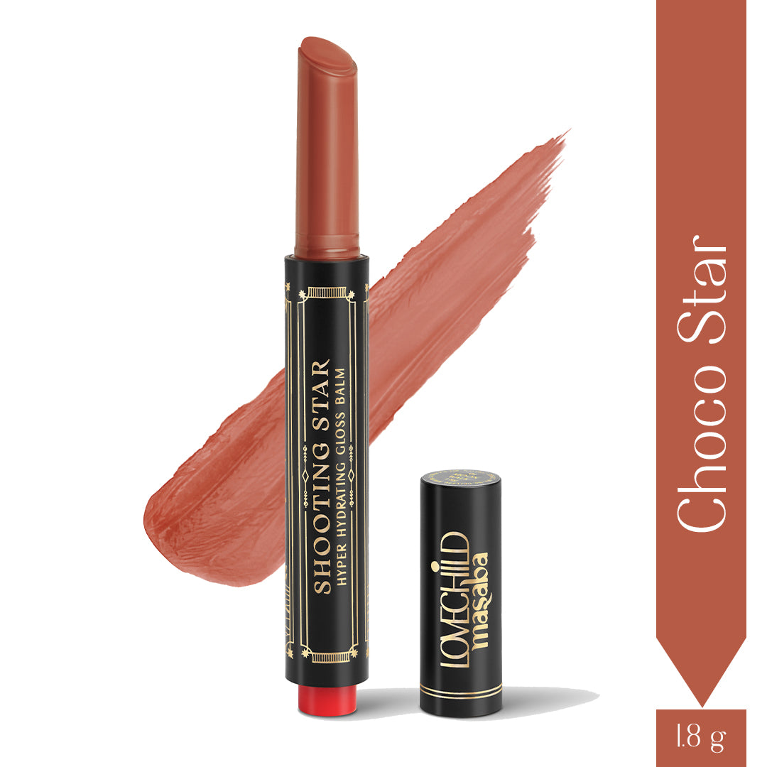 Choco Star- Shooting Star Hyper Hydrating Gloss Balm (Nude Brown) 3-IN-1 Benefits