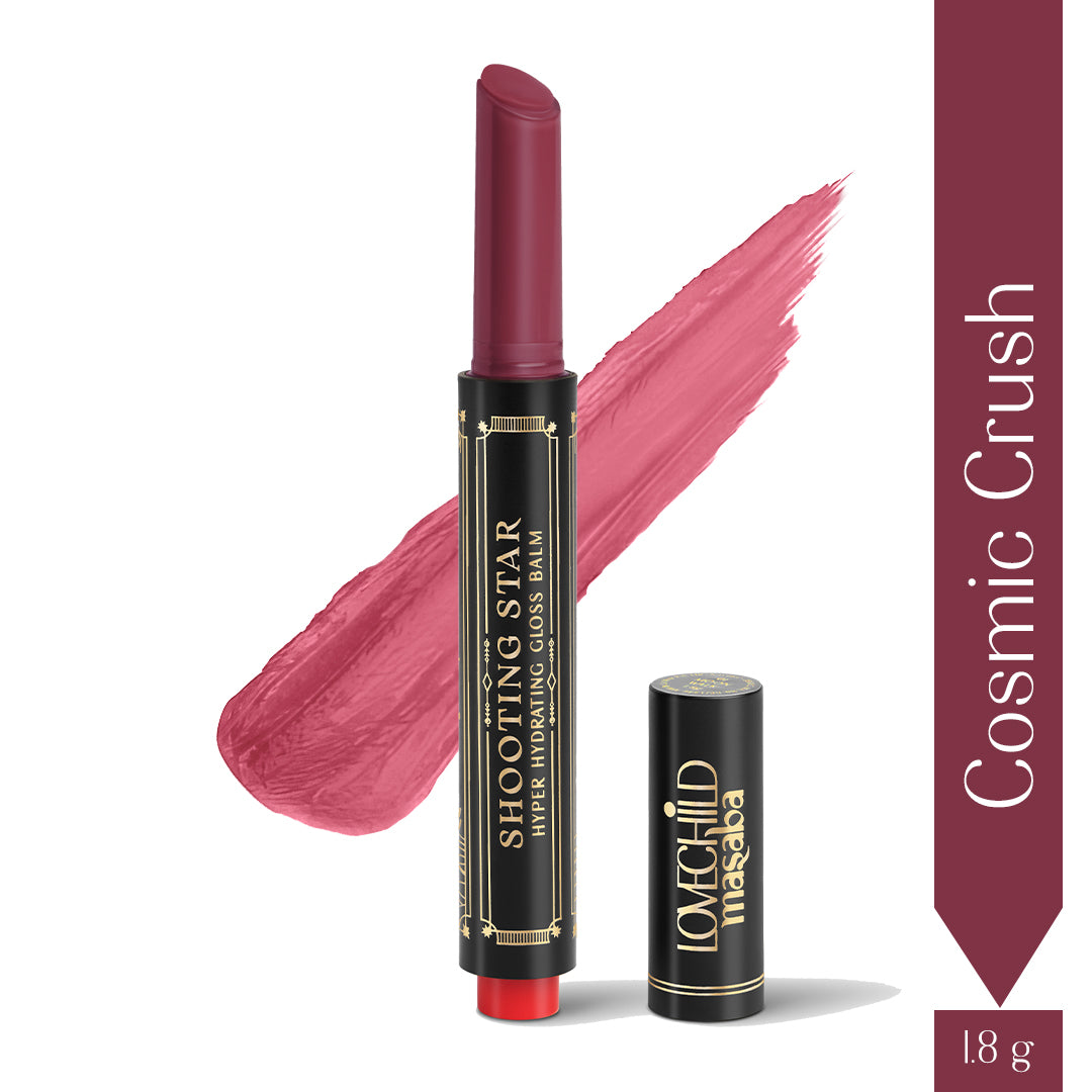 Cosmic Crush- Shooting Star Hyper Hydrating Gloss Balm (Berry Pink) 3-IN-1 Benefits