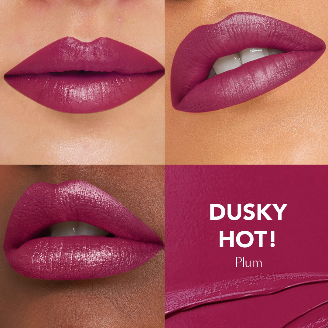 Dusky Hot! - (Plum) Cloud Crush Lush Creme Lipstick Super Luscious Satin Finish