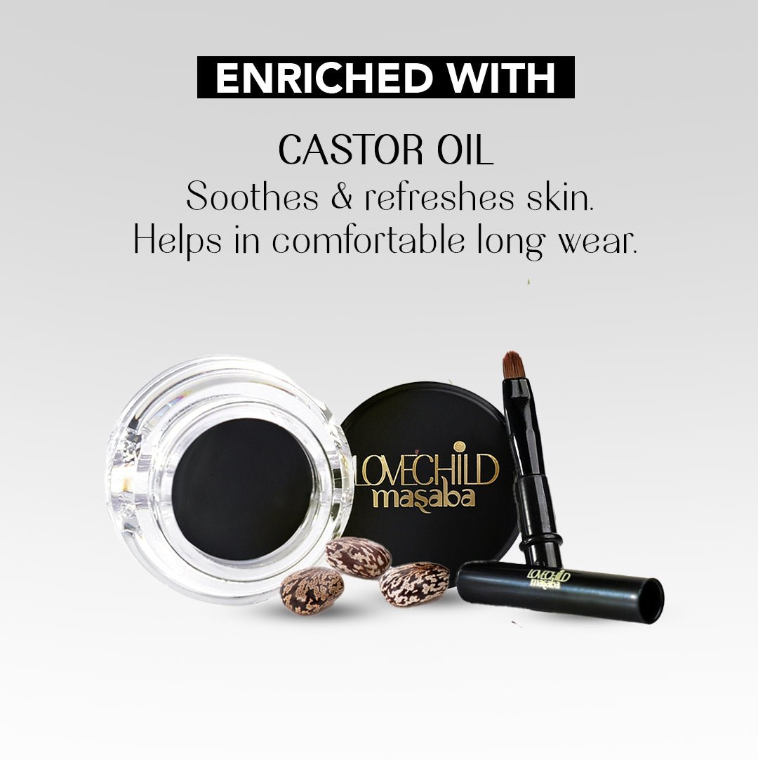 EYE 2K Smudge-proof Gel Eyeliner With Applicator (Black) – LoveChild